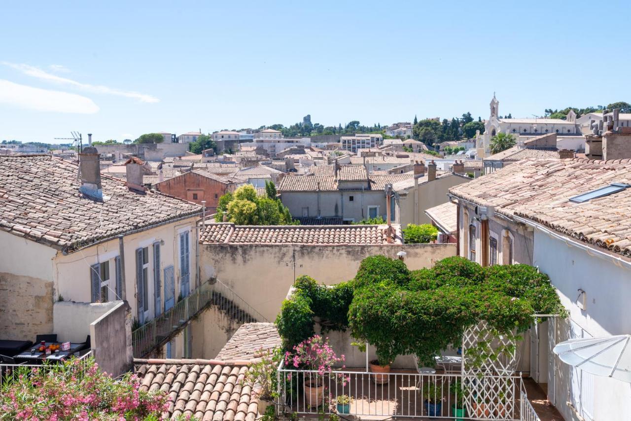 Ferienwohnung Le Pandora, Proche Tour Magne, Parking Et Terrasse Nîmes Exterior foto